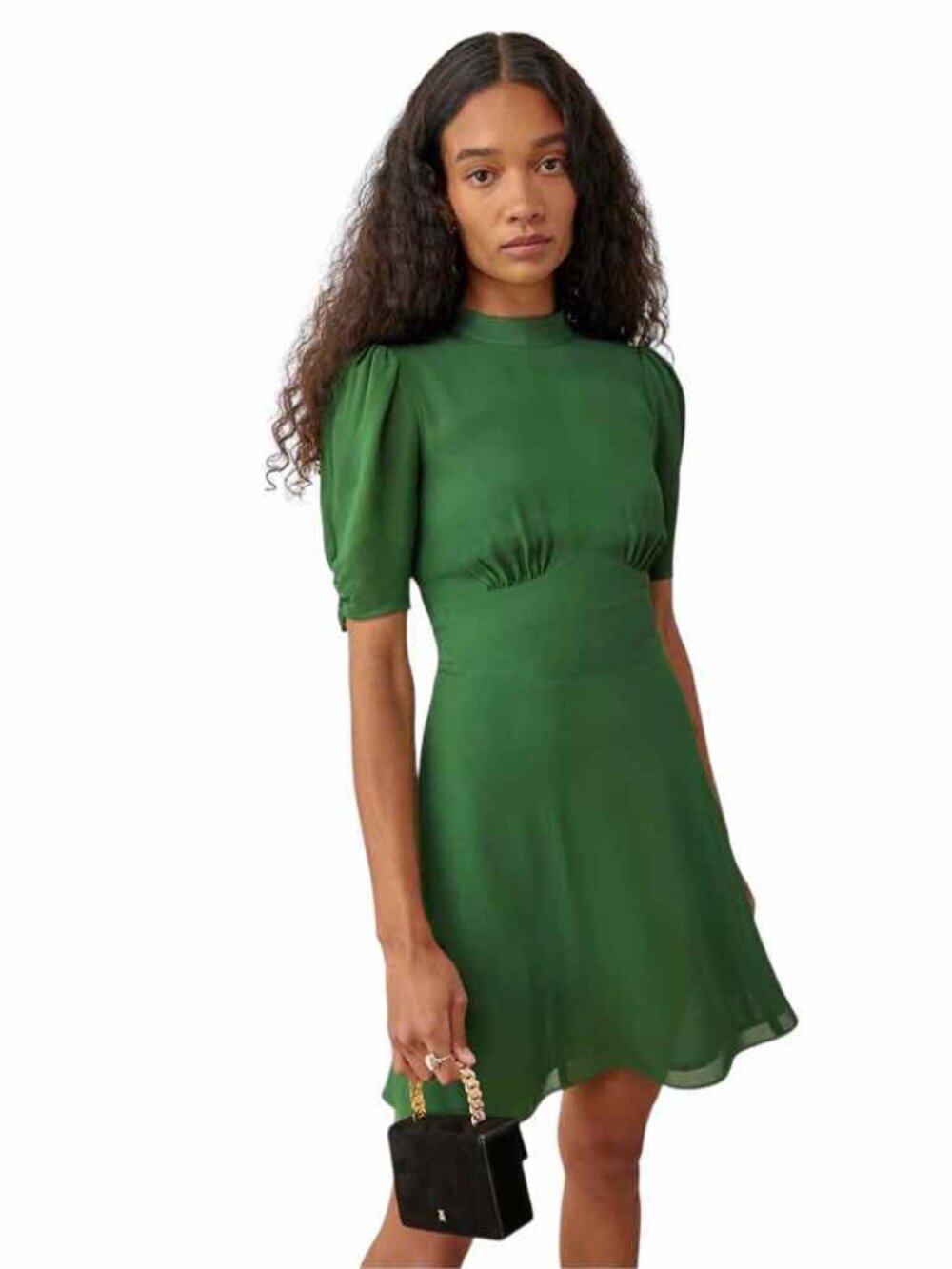 Reformation Green Size 6 Dress